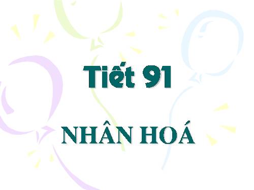 Bài 22. Nhân hoá