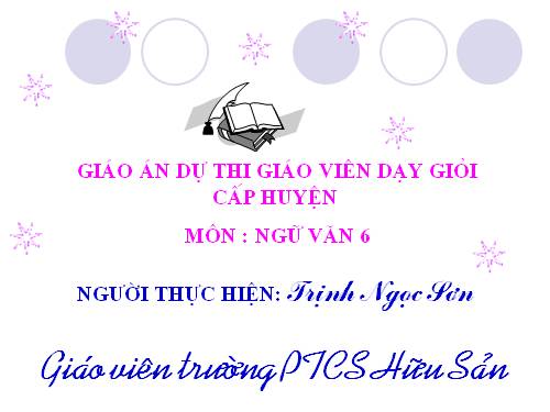 Bài 26. Câu trần thuật đơn