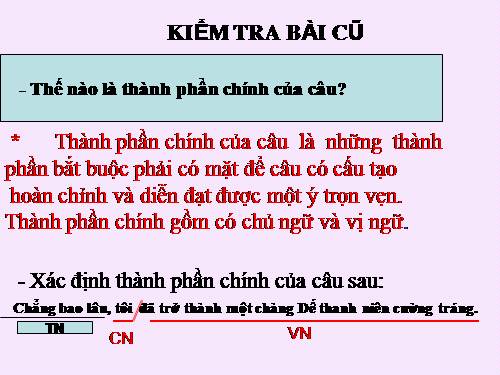 Bài 26. Câu trần thuật đơn