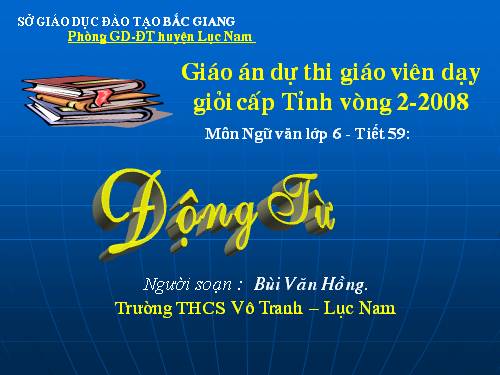 Bài 14. Động từ