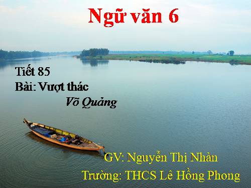 Bài 21. Vượt thác