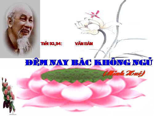 Bài 23. Đêm nay Bác không ngủ