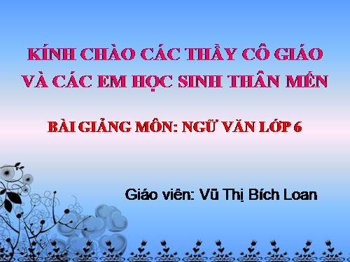 Bài 18. Bài học đường đời đầu tiên