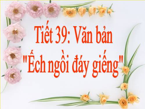 Bài 10. Ếch ngồi đáy giếng