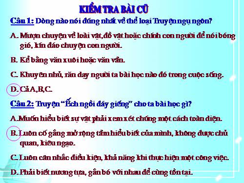 Bài 11. Chân, Tay, Tai, Mắt, Miệng