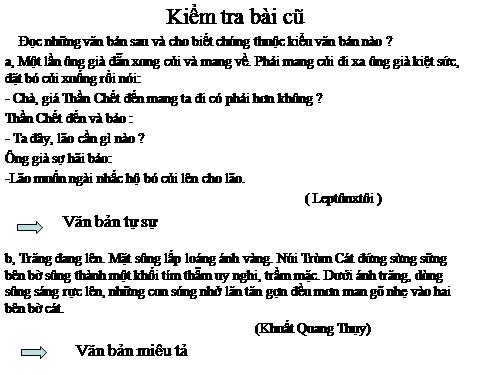 Bài 18. Tìm hiểu chung về văn miêu tả