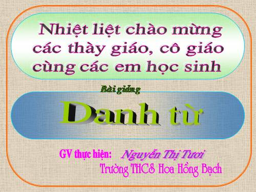 Bài 10. Danh từ (tiếp theo)