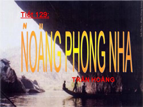 Bài 31. Động Phong Nha