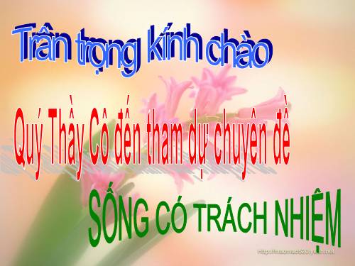 Song co trach nhiem