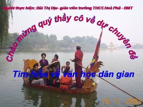 Thi văn học dân gian