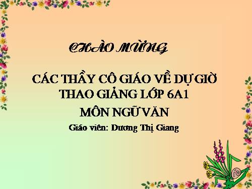 Bài 26. Câu trần thuật đơn