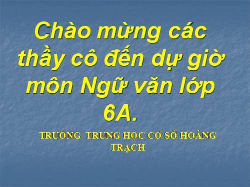 Bài 27. Câu trần thuật đơn có từ là