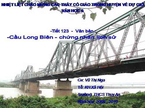 Bài 29. Cầu Long Biên - chứng nhân lịch sử