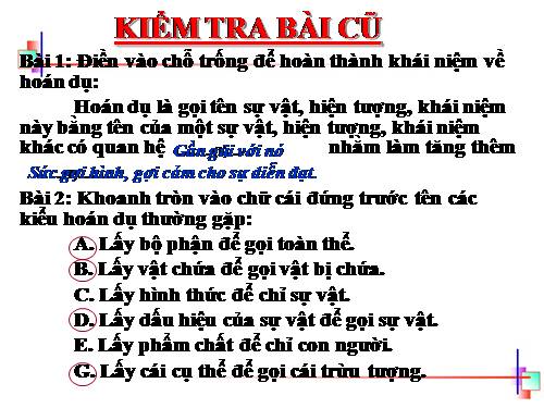 Bài 25. Các thành phần chính của câu