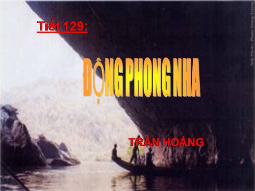 Bài 31. Động Phong Nha