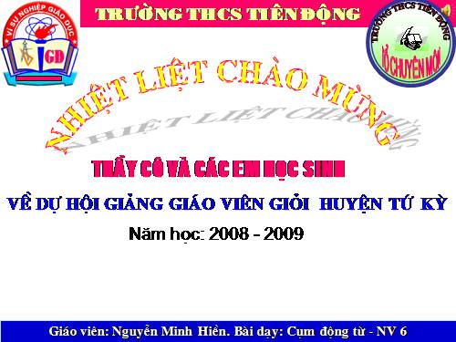 Bài 14. Cụm động từ