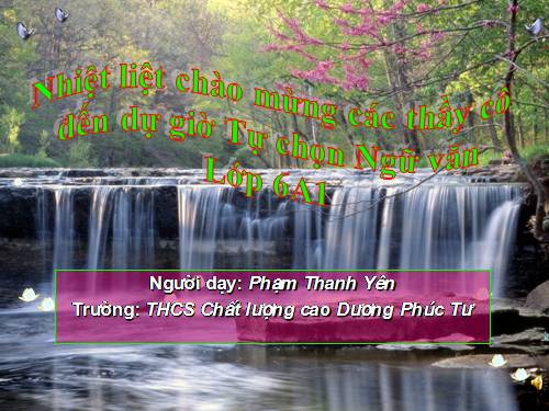 TU CHON Văn 6(Truyện cổ tích)