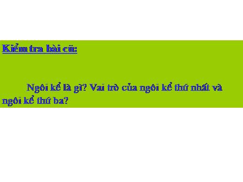 Bài 9. Thứ tự kể trong văn tự sự