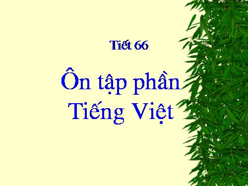 Bài 17. Ôn tập Tiếng Việt