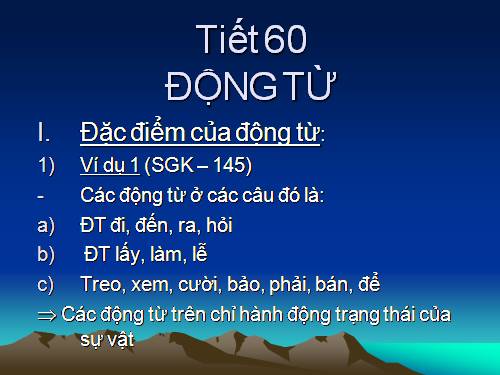 Bài 14. Động từ