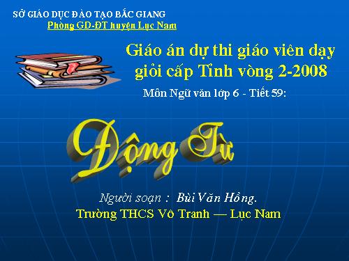 Bài 14. Động từ