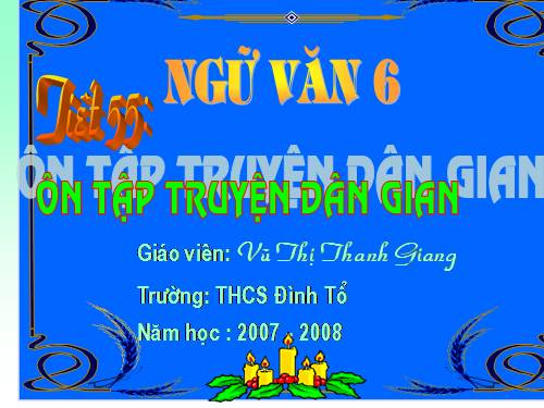 Bài 13. Ôn tập truyện dân gian