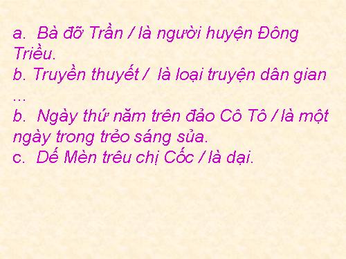 Bài 27. Câu trần thuật đơn có từ là