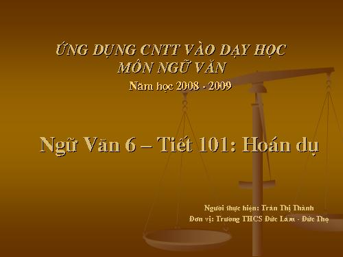 Bài 24. Hoán dụ