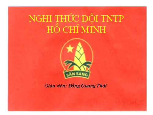 Nghi thức Đội (Sưu tầm)