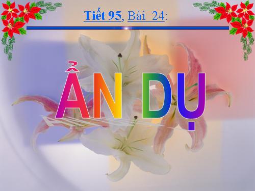 Bài 23. Ẩn dụ