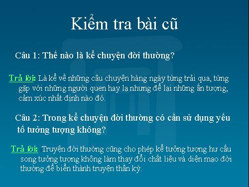 Bài 12. Kể chuyện tưởng tượng