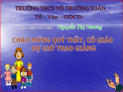 Bài 16. Thầy thuốc giỏi cốt nhất ở tấm lòng