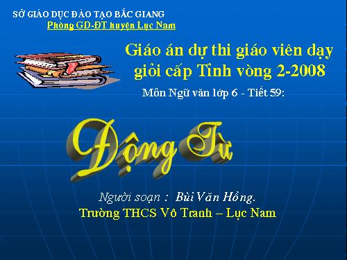 Bài 14. Động từ