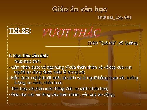 Bài 21. Vượt thác