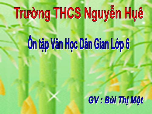 Bài 13. Ôn tập truyện dân gian