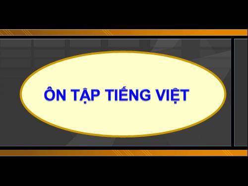 Bài 17. Ôn tập Tiếng Việt