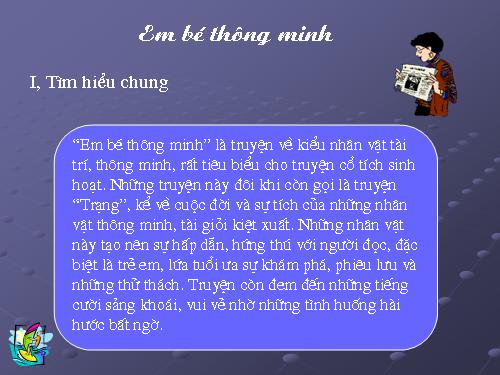 Bài 7. Em bé thông minh