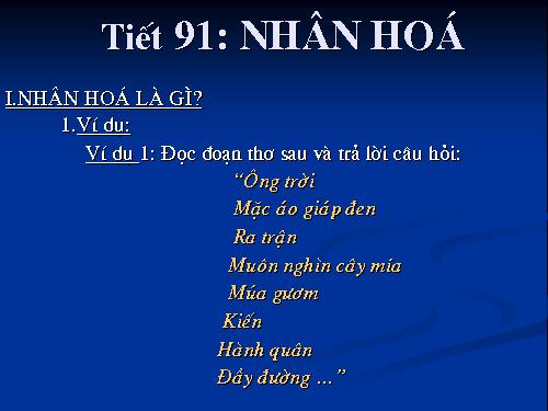 Bài 22. Nhân hoá