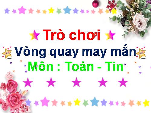 Trò chơi chiếc nón kì diệu môn toán có nhạc điệu