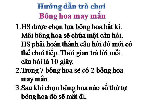 Trò chơi hái táo cho môn Hóa