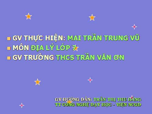 ỨNG DỤNG CNTT TRONG DẠY HỌC