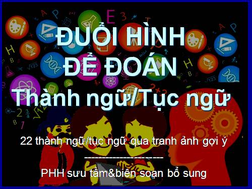 Đuổi hình đoán thành ngữ