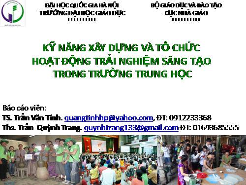 Hoạt động trải nghiệm sáng tạo