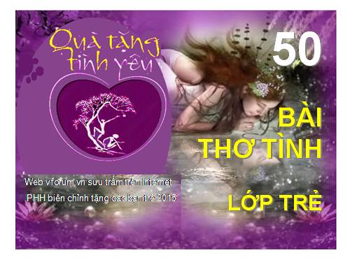 50 bài thơ tình trẻ