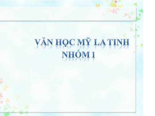 văn học mĩ la tinh