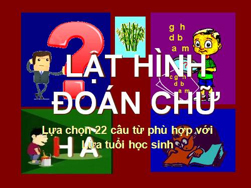 LẬT HÌNH ĐOÁN CHỮ