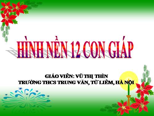 HÌNH NỀN 12 CON GIÁP DỄ THƯƠNG