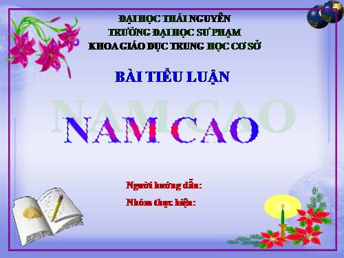 tác giả nam cao