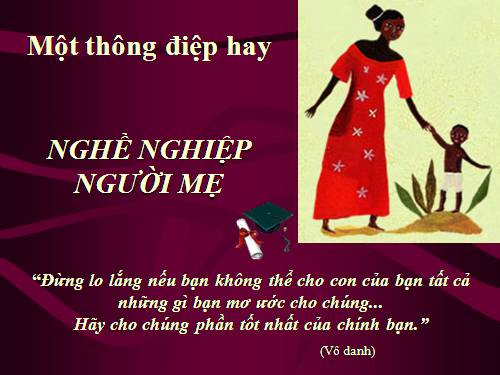 Nghề làm mẹ