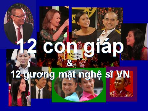 12 con giáp & nghệ sỹ .ppt